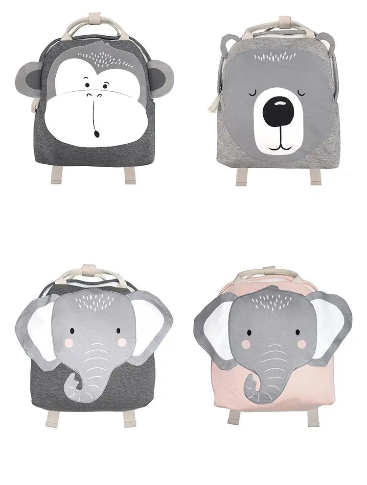 Barnryggsäck med Djurmotiv – Minimalistisk Nordisk Design