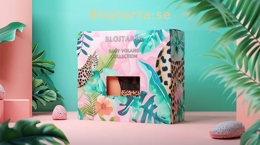 En packet med 3 varianter av baddräkter med volanger och leopardmotiv. Innehåller vit, svart,, rosa, leopard och enhörningsmotiv.