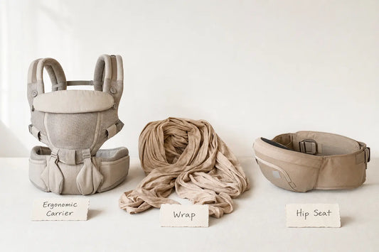 Bärsele Köpguide 2026 – Babywrap, Carrier eller Hip-Seat?