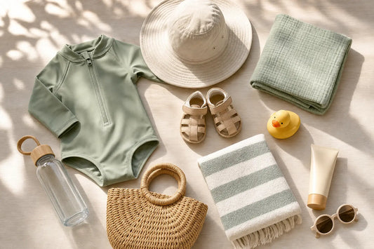 Sommarpacklista för bebis 2026 — produkter och tillbehör