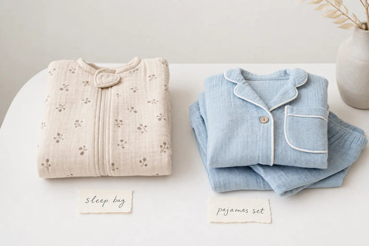 Sovpåse vs Pyjamas — Vilket är bäst för bebisens sömn?