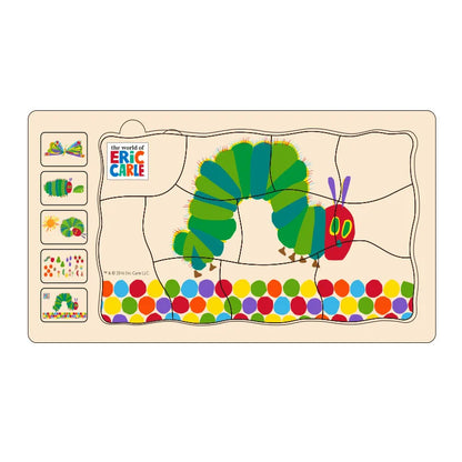 Montessori Träpussel – Den hungriga larven (Eric Carle)