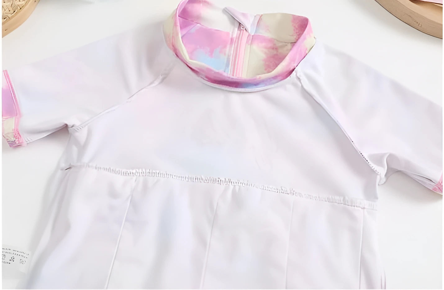 Flytande Baddräkt för Barn Rosa Pastel Unicorn