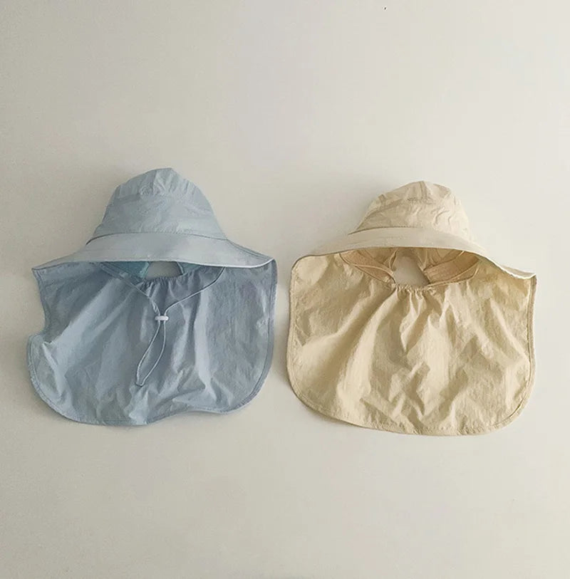 Beige Solhatt för Barn - Snabbtorkande