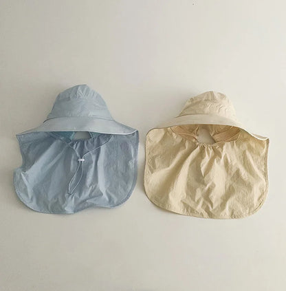 Beige Solhatt för Barn - Snabbtorkande
