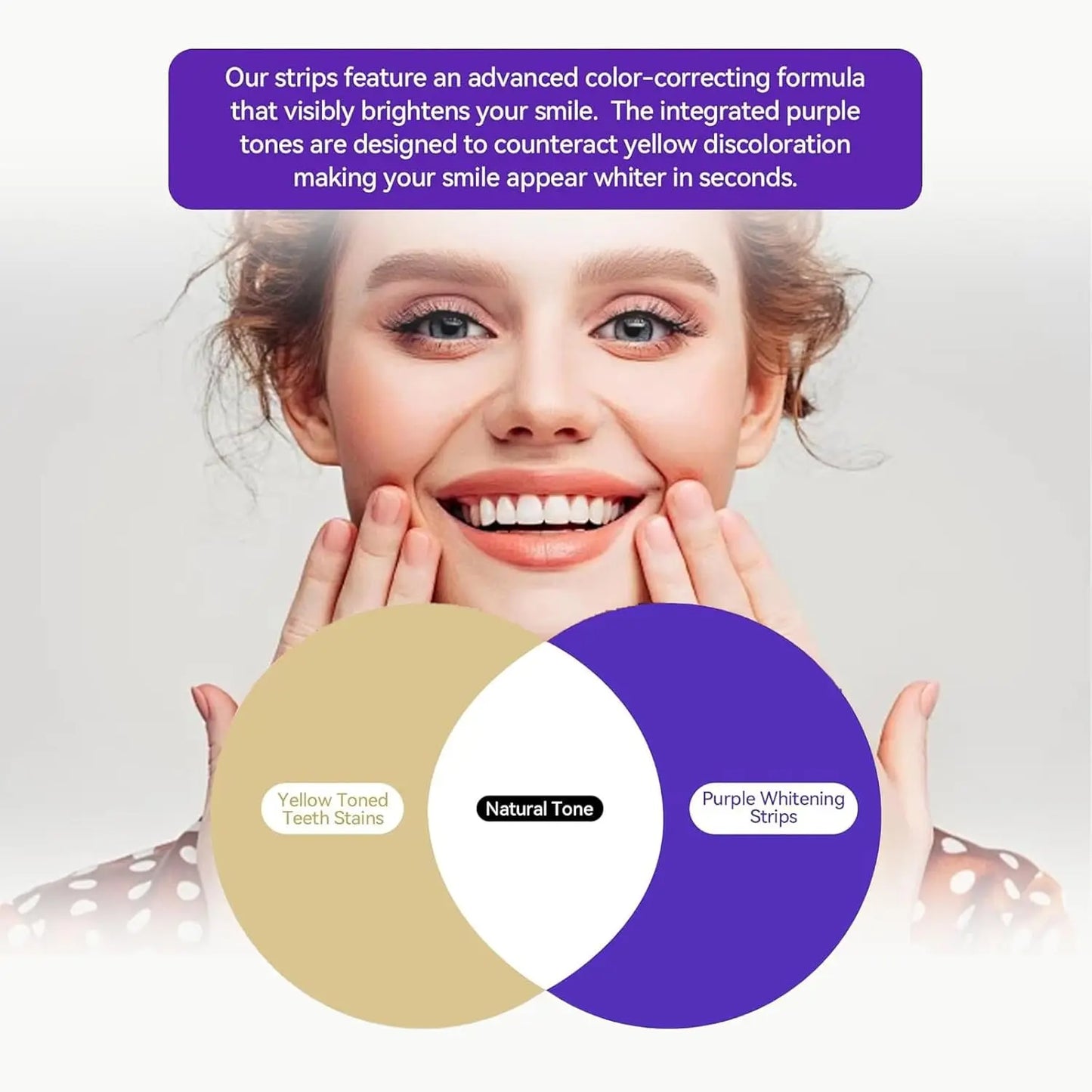 Purple Teeth Whitening Strips