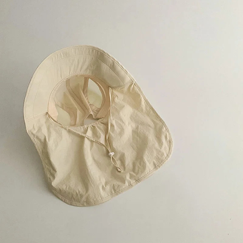 Beige Solhatt för Barn - Snabbtorkande
