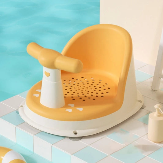 Gul Halkfri Babystol för Bad