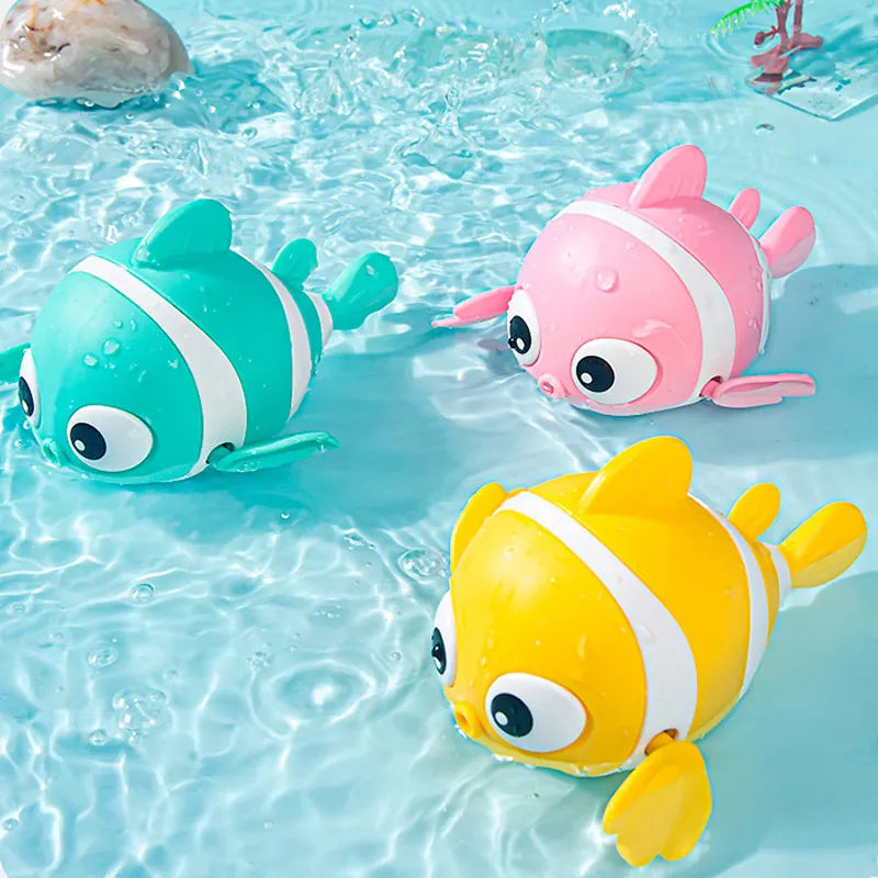 Clown fish baby bath toy