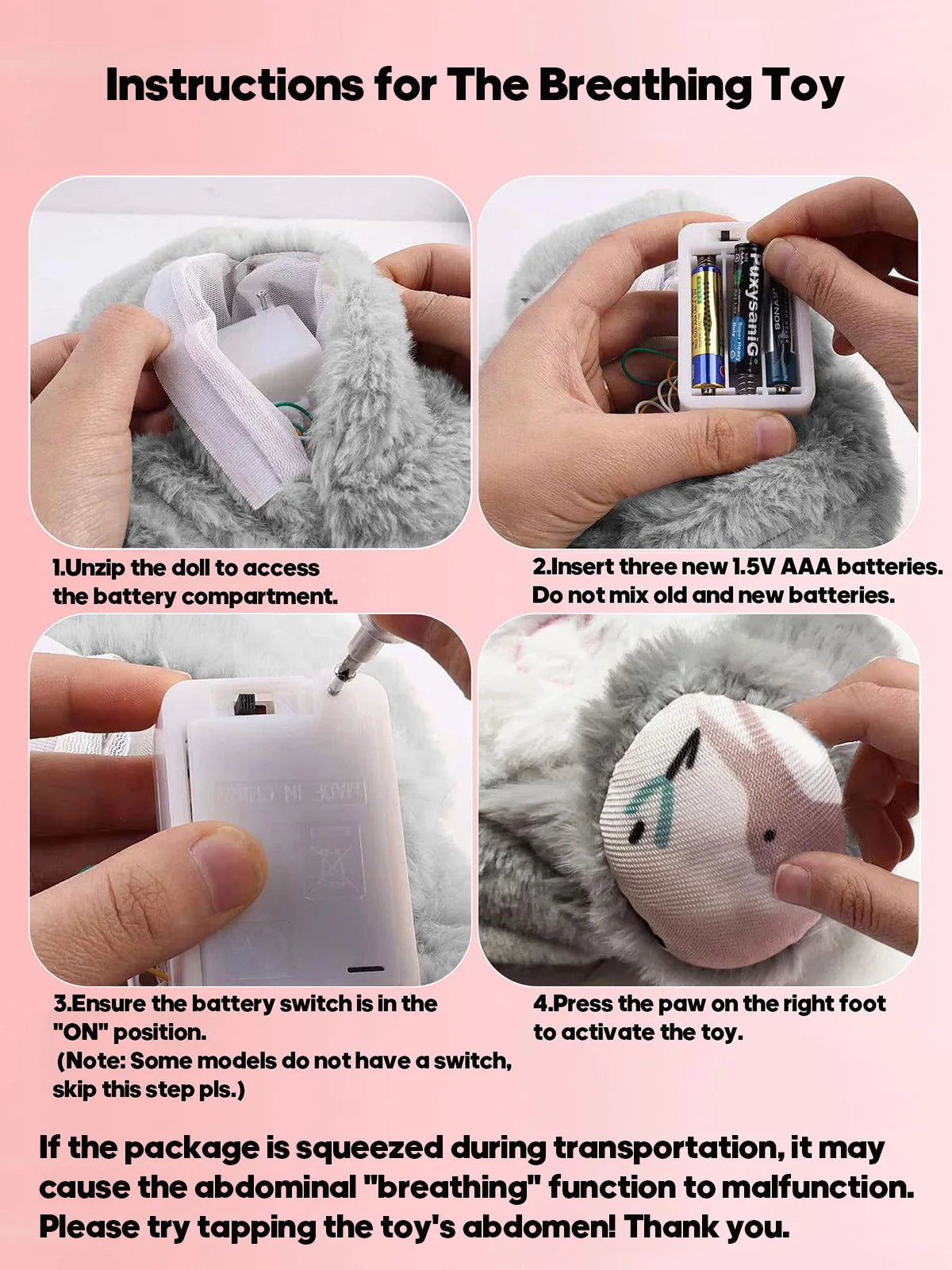 Soft Breathing Animal Companion | Calming