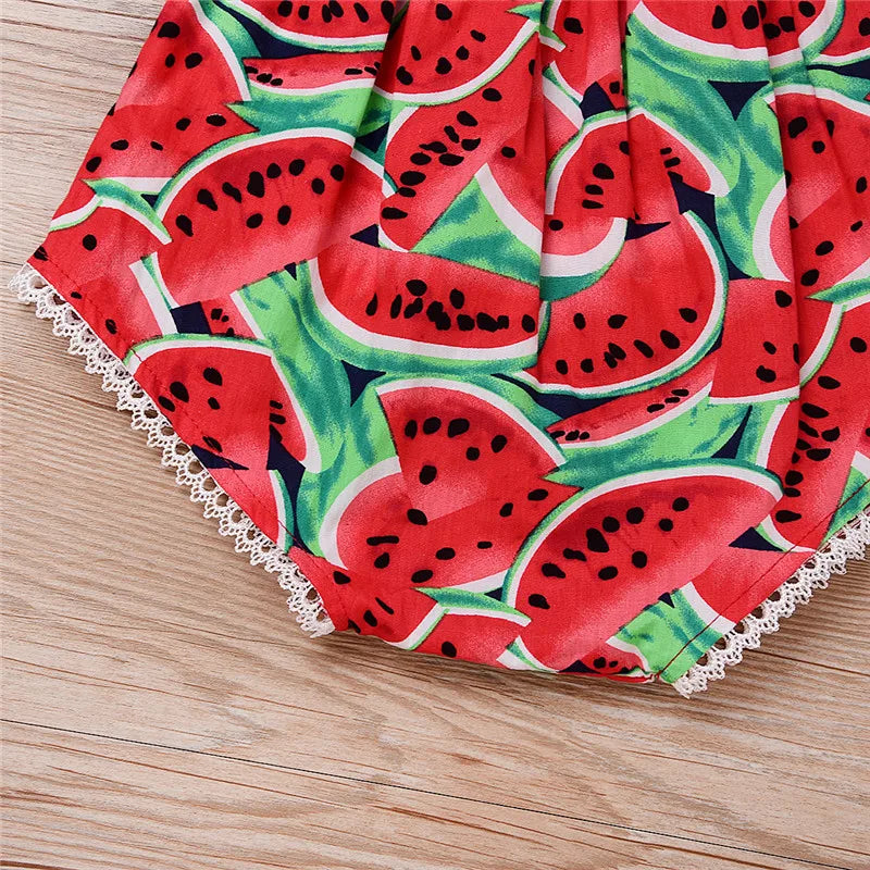 Somrig Baby Body med Vattenmelon