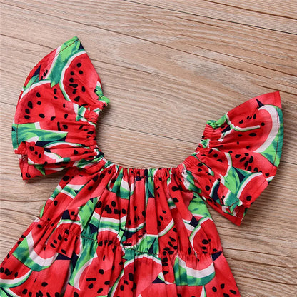 Somrig Baby Body med Vattenmelon