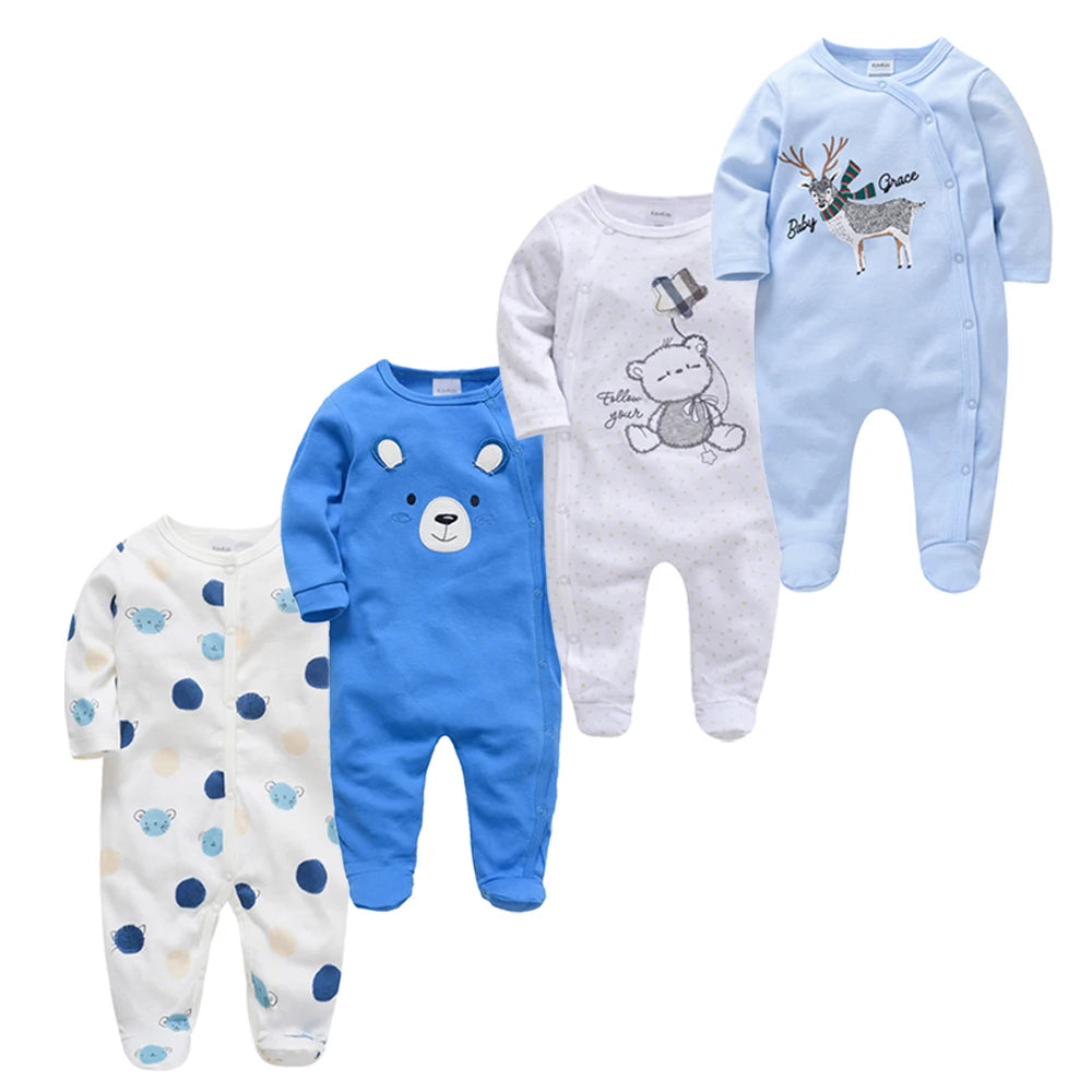 Blå Overall Set