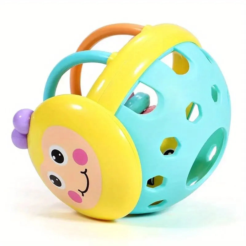 Mjuk Sensorisk Leksaksboll med Skallra för Spädbarn