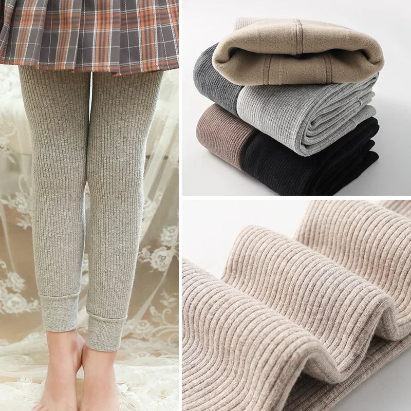 Grå Kashmir Leggings för Barn