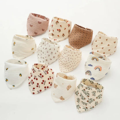 Beige Muslin Dregglis Haklapp med Hjärta
