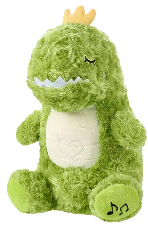 Green Dinosaur breathing plysh toy with music
